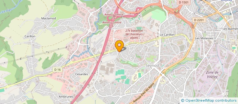 localisation de l'entreprise ARTPLACO à ANNECY