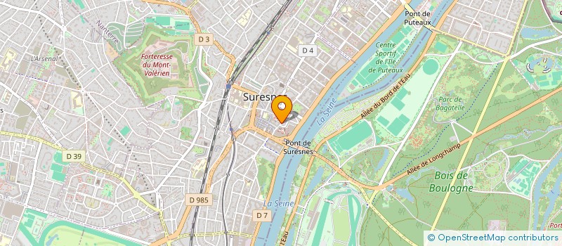 localisation de l'entreprise ARTPOL BATIMENT à SURESNES