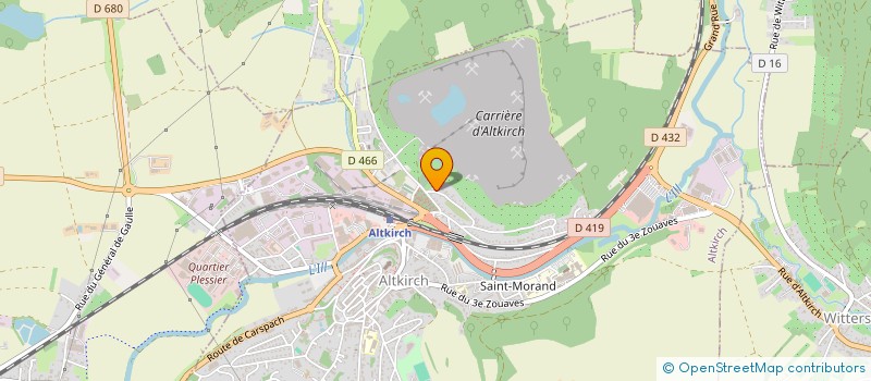 localisation de l'entreprise ARTPOSE  ALTKIRCH