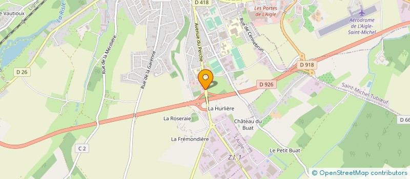 localisation de l'entreprise ARTPOSE à L'AIGLE