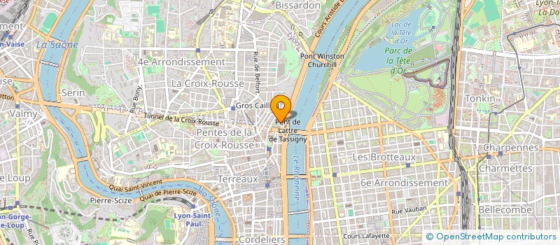 localisation de l'entreprise ARTPRINT à LYON