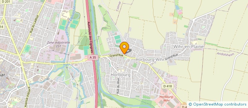 localisation de l'entreprise ARTPRO  HORBOURG-WIHR