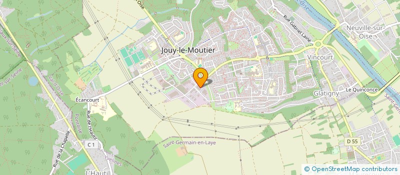 localisation de l'entreprise ARTPROTECT à JOUY-LE-MOUTIER