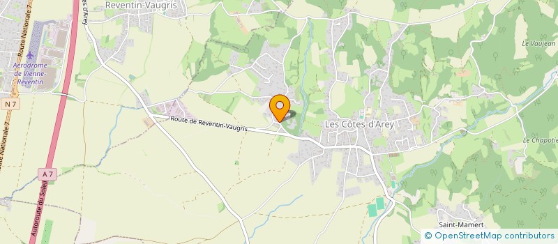 localisation de l'entreprise ARTQUINTE  LES COTES D'AREY