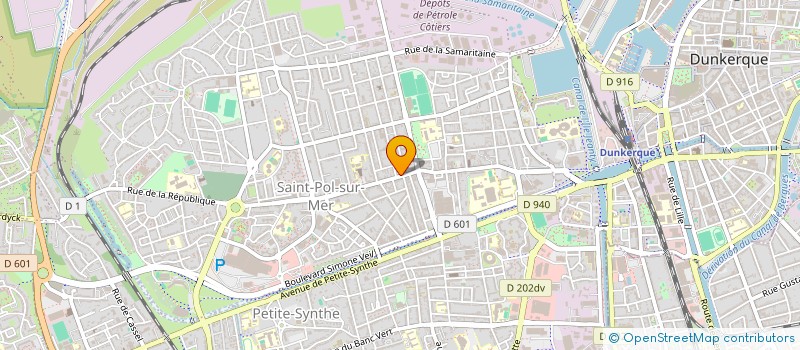 localisation de l'entreprise ARTRABAT à DUNKERQUE