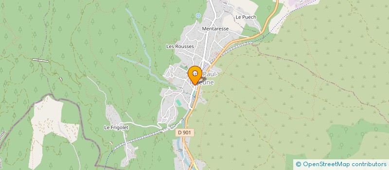 localisation de l'entreprise ARTRACK07  SAINT-PAUL-LE-JEUNE