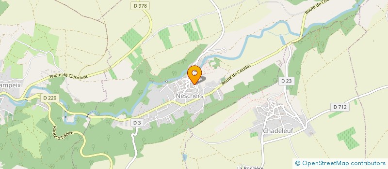 localisation de l'entreprise ARTRADI  NESCHERS