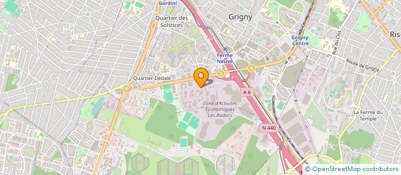 localisation de l'entreprise ARTRANS à GRIGNY