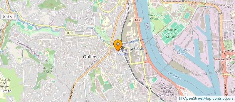 localisation de l'entreprise ARTRANSFRANCE à OULLINS-PIERRE-BENITE
