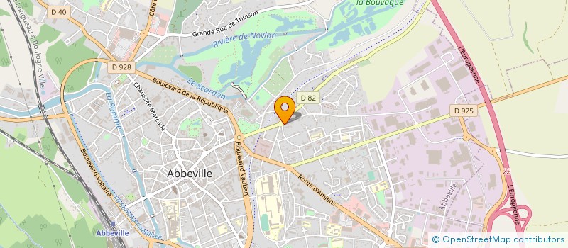 localisation de l'entreprise ARTRESO à ABBEVILLE
