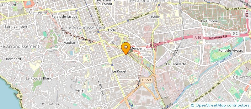 localisation de l'entreprise ARTRIA INGENIERIE à MARSEILLE