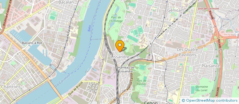 localisation de l'entreprise ARTRIBU  LORMONT