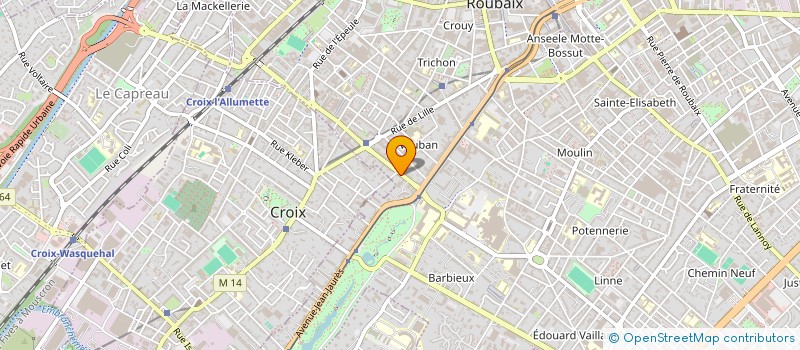 localisation de l'entreprise ARTRIBUTION  ROUBAIX