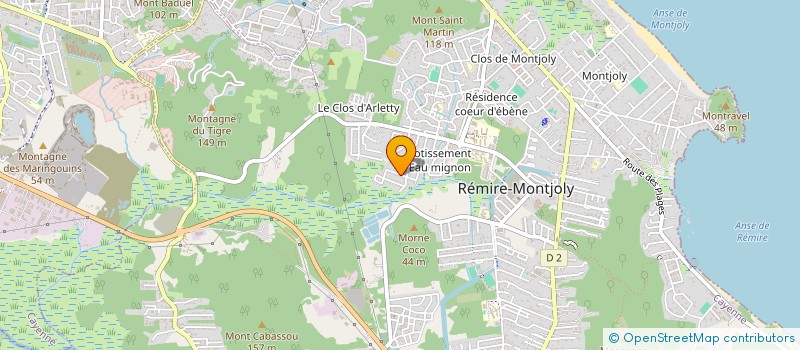 localisation de l'entreprise ARTRU  REMIRE-MONTJOLY