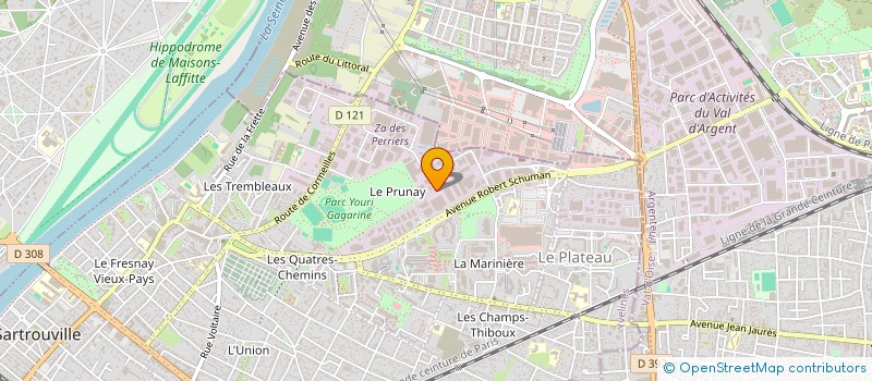 localisation de l'entreprise ARTS 2 POSES à SARTROUVILLE