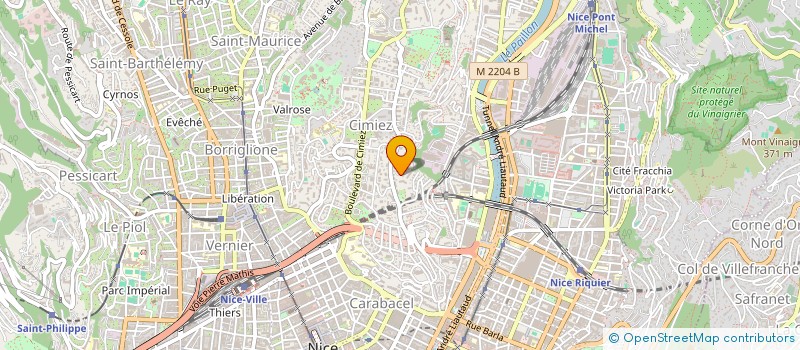 localisation de l'entreprise ARTS 2000  NICE