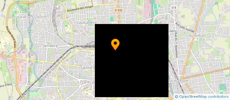 localisation de l'entreprise ARTS 65 à TARBES