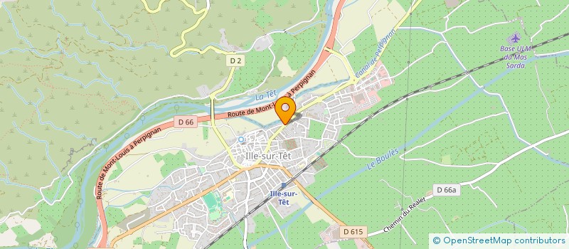 localisation de l'entreprise ARTS 66  CORBERE