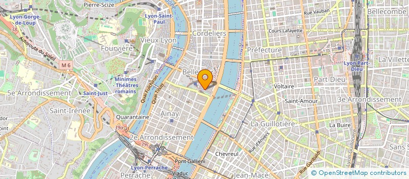 localisation de l'entreprise ARTS APPLIQUES-BELLECOUR  LYON