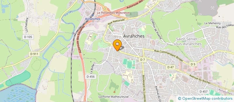 localisation de l'entreprise ARTS AUX COEURS UNIS à AVRANCHES