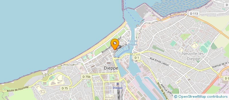 localisation de l'entreprise ARTS BAROQUES à DIEPPE