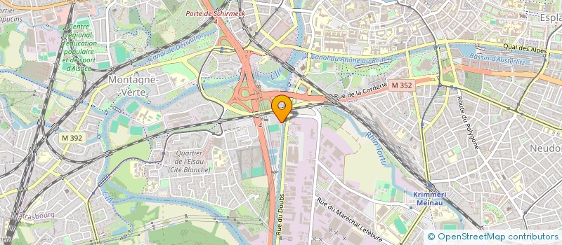 localisation de l'entreprise ARTS & BATIMENTS à STRASBOURG