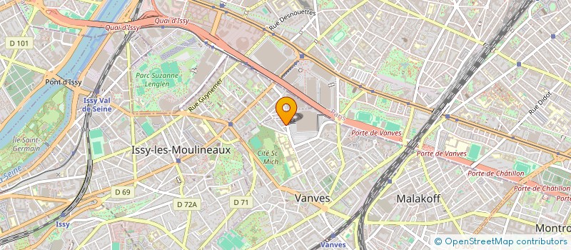 localisation de l'entreprise ARTS'BEAUXRECENTS à VANVES