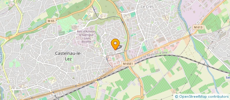 localisation de l'entreprise ARTS BORIGENES PROD à CASTELNAU-LE-LEZ