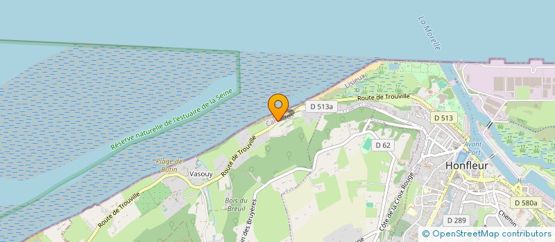 localisation de l'entreprise ARTS BOXE  HONFLEUR