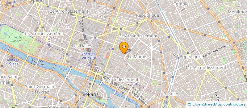 localisation de l'entreprise ARTS BUDGET COMMUNICATION DEVELOPPEMENT à PARIS