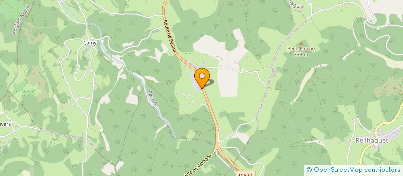 localisation de l'entreprise ARTS'CAN  PAYRAC