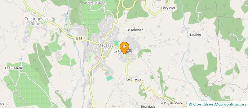 localisation de l'entreprise ARTS & CO  MEYSSAC