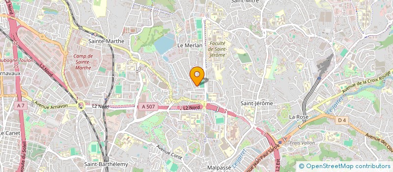 localisation de l'entreprise ARTS CONNECTION  MARSEILLE