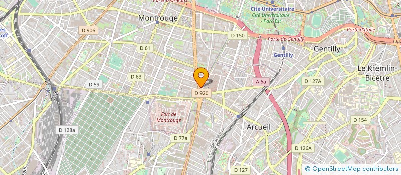 localisation de l'entreprise ARTS COPIES SERVICES ACS à MONTROUGE