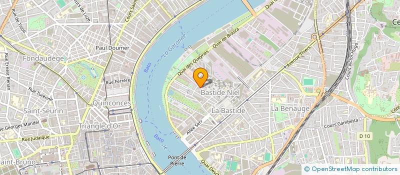 localisation de l'entreprise ARTS CROISES  BORDEAUX