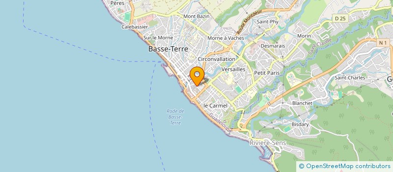 localisation de l'entreprise ARTS CULTURES ET TRADITIONS à BASSE-TERRE