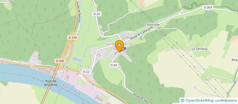 localisation de l'entreprise ARTS D'CAUX  RIVES-EN-SEINE