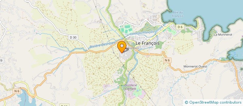 localisation de l'entreprise ARTS & DANSE  LE FRANCOIS