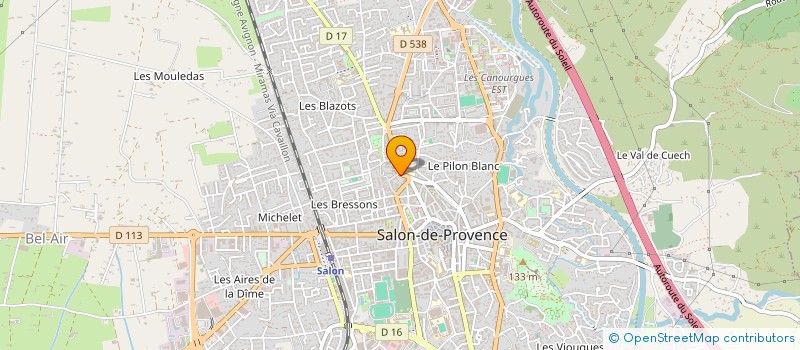 localisation de l'entreprise ARTS DE FEMMES à SALON-DE-PROVENCE