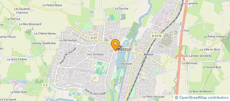 localisation de l'entreprise ARTS DE L'ILLE  BETTON