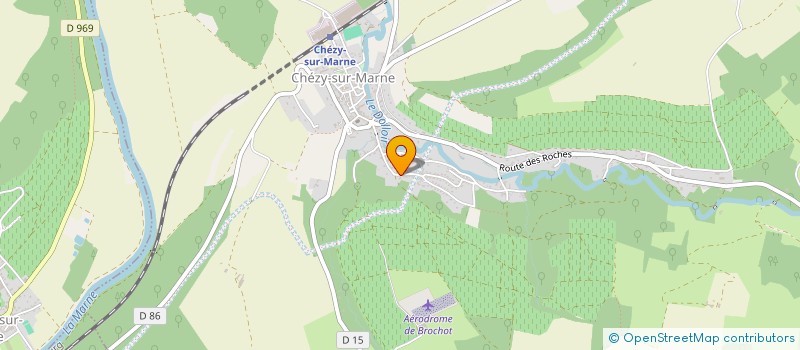 localisation de l'entreprise ARTS DE LA BRODERIE  CHEZY-SUR-MARNE