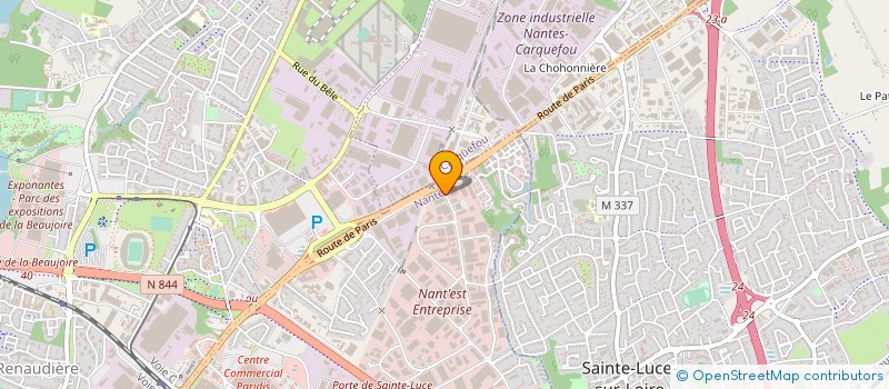 localisation de l'entreprise ARTS DE LA CUISINE CONTEMPORAINE à NANTES