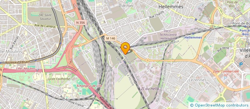 localisation de l'entreprise ARTS DE LA MODE à LILLE