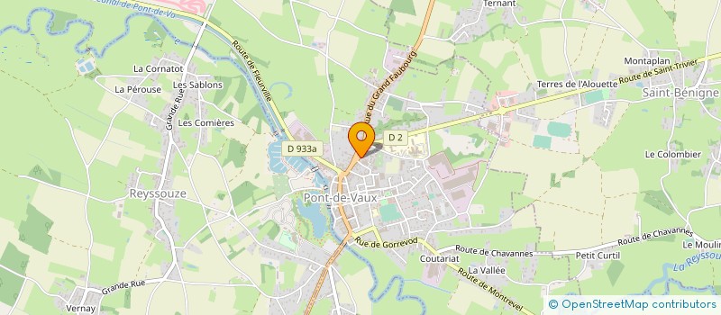 localisation de l'entreprise ARTS ECLOSION à PONT-DE-VAUX