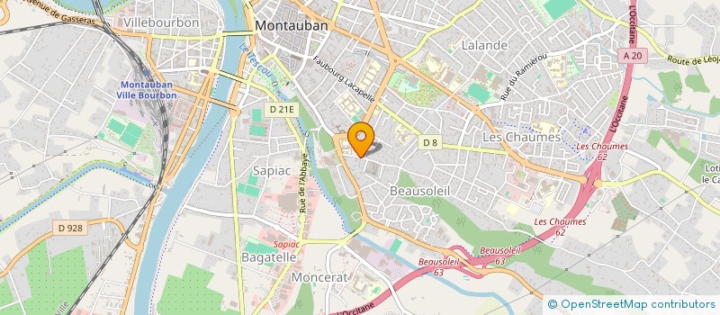 localisation de l'entreprise ARTS EN CIEL  MONTAUBAN