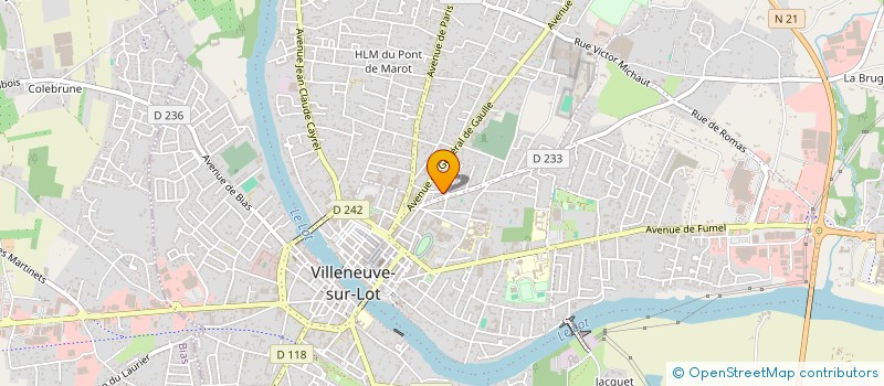 localisation de l'entreprise ARTS EN FETE  VILLENEUVE-SUR-LOT