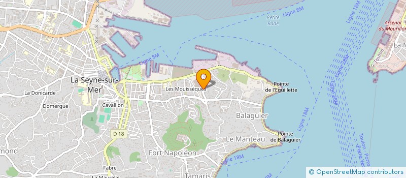 localisation de l'entreprise ARTS EN PROVENCE  LA SEYNE-SUR-MER