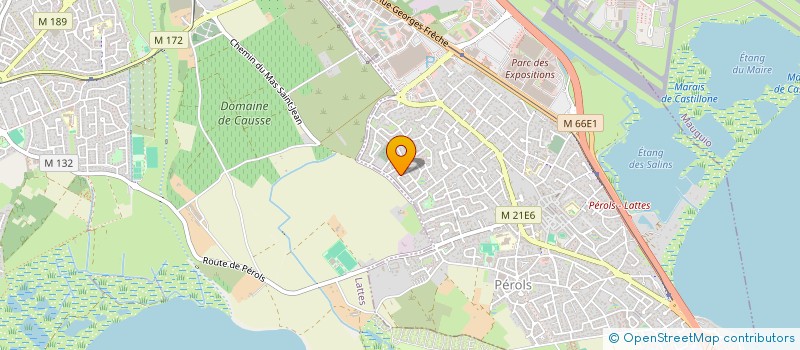 localisation de l'entreprise ARTS ET AMITIE 2023  PEROLS