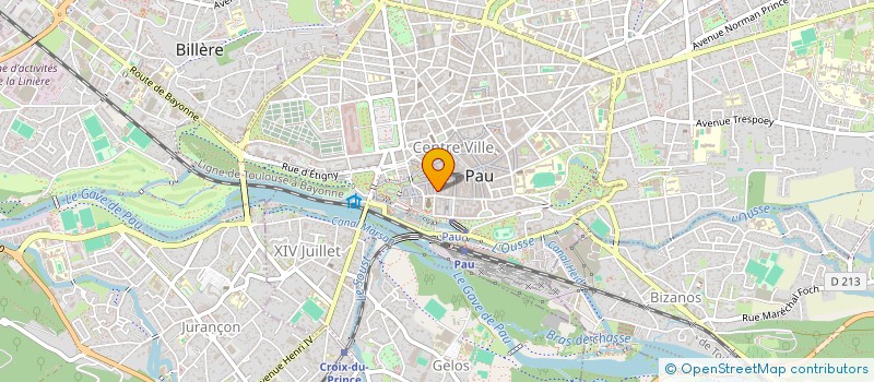 localisation de l'entreprise ARTS ET ARTISANS DU BATIMENT à PAU