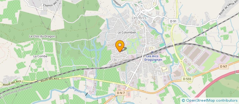 localisation de l'entreprise ARTS ET BATISSEURS IMMOBILIERS à LES ARCS